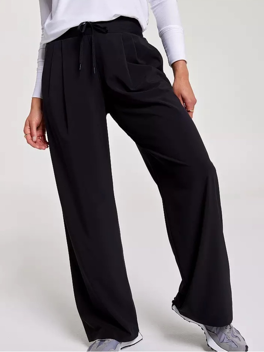 CALIA by Carrie Underwood Journey Collection Mid-Rise Wide Leg Pants Black NWT